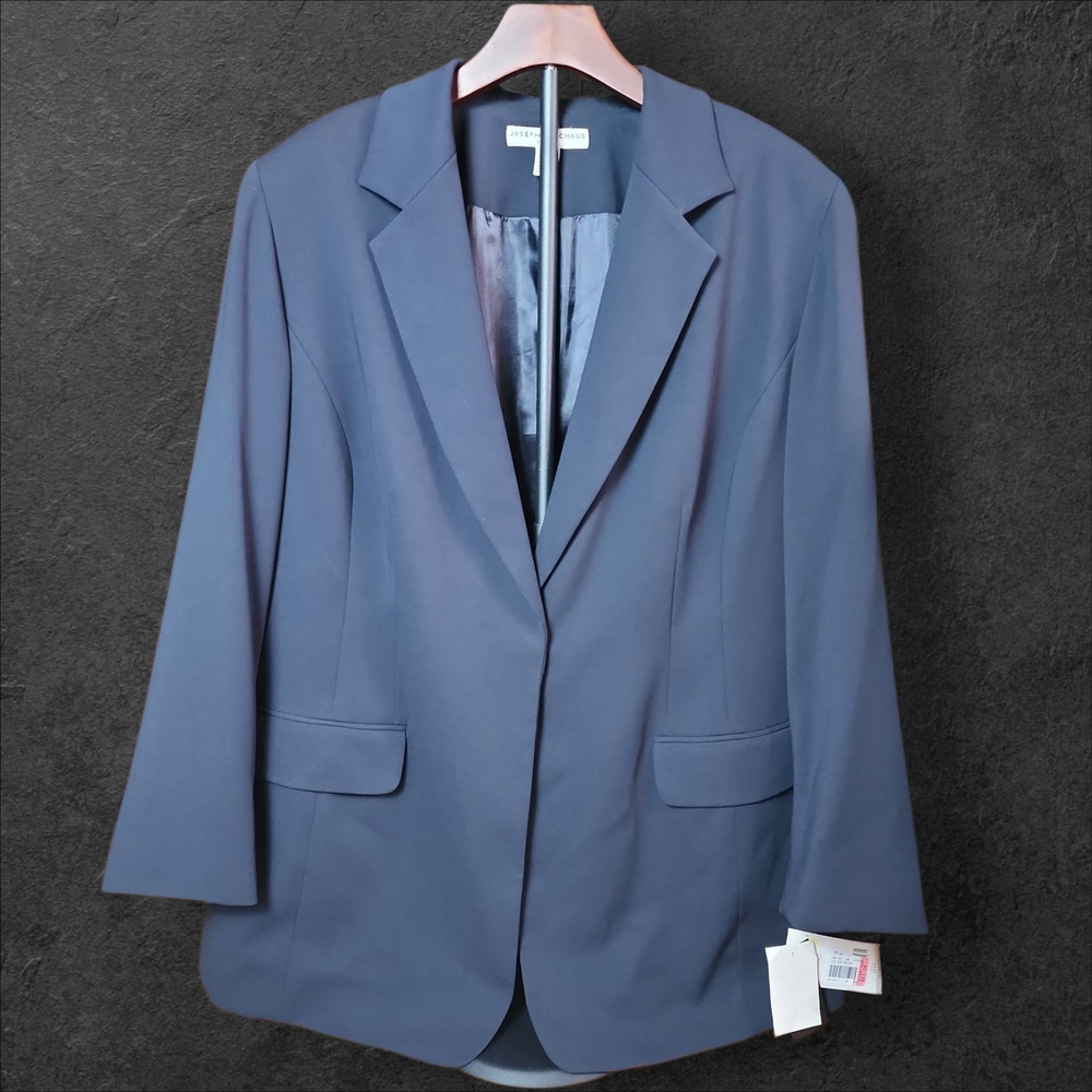 JOSEPHINE CHAUS | NWT Classic Professional Navy Blue Blazer Office Boss | 20